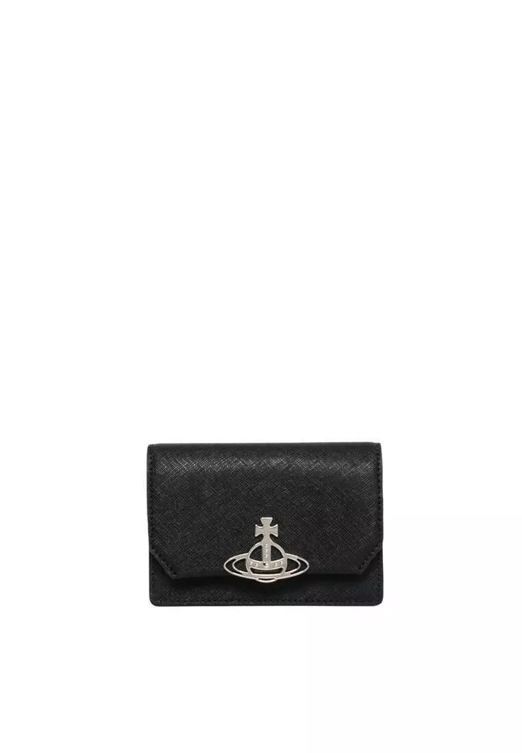 Buy Vivienne Westwood Saffiano Leather Card Holder Online ZALORA