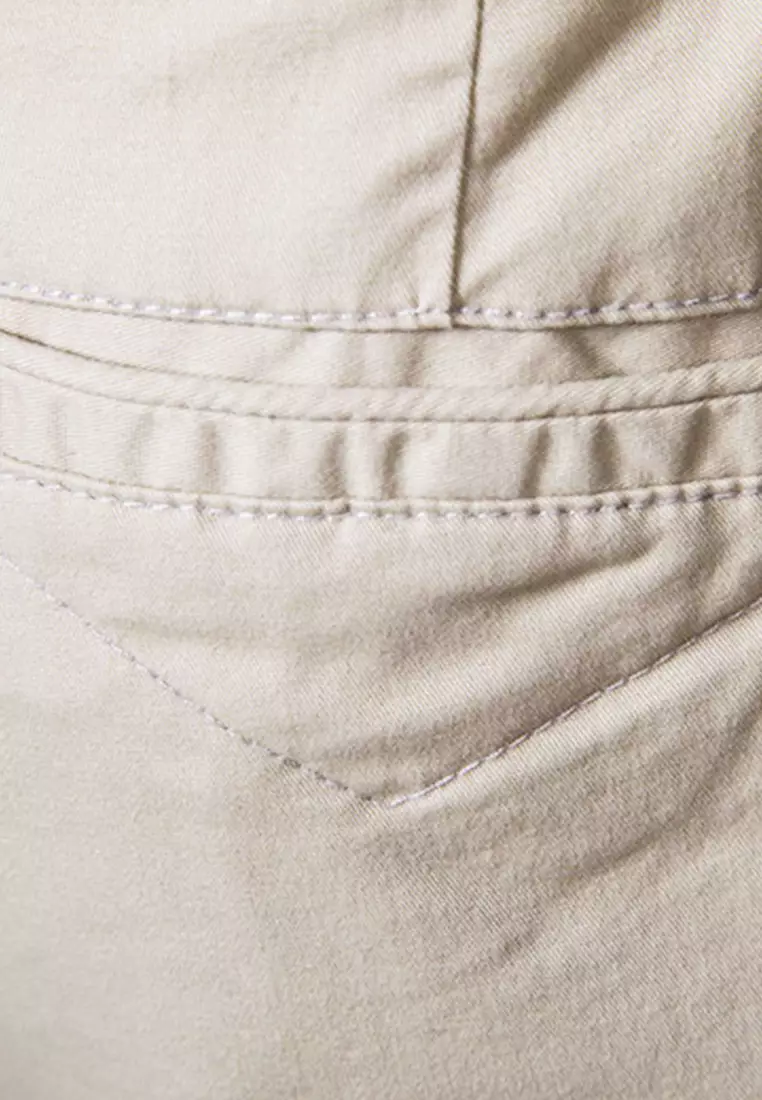 Straight Cropped Shorts AX019