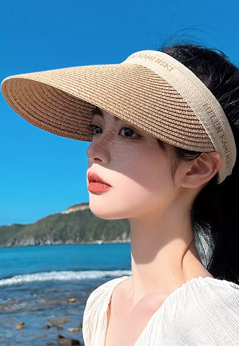 Temperament Sunscreen Sunshade Straw Hat A22062401KI