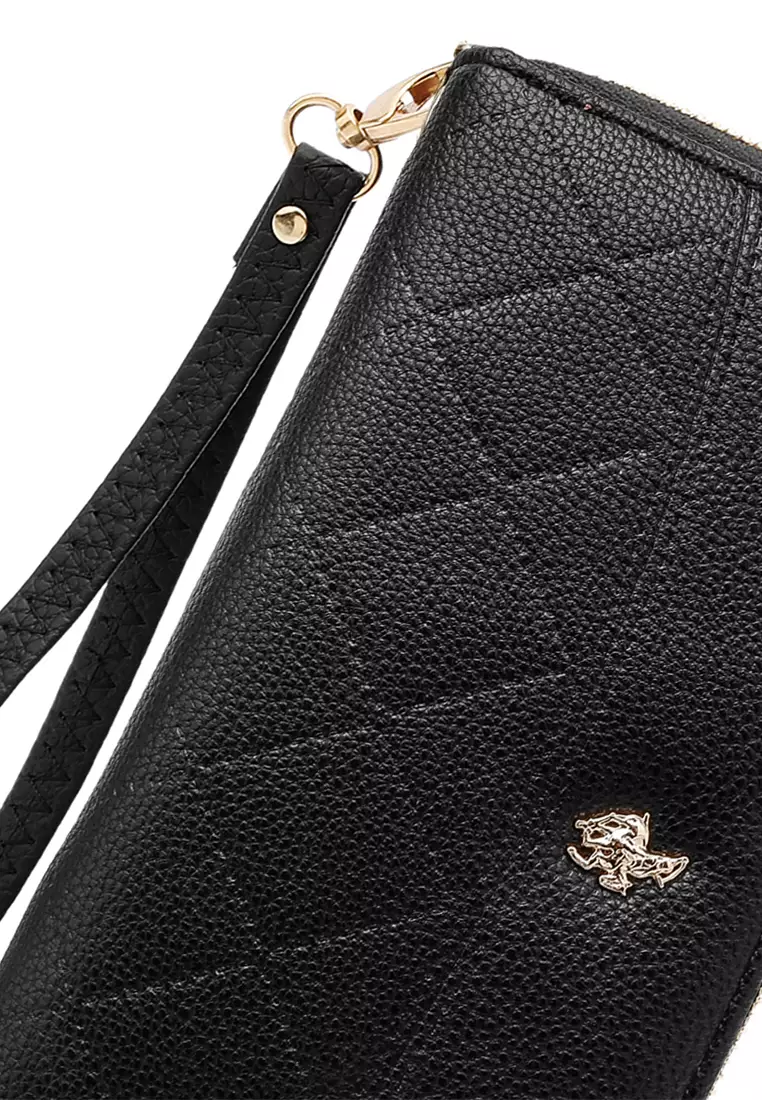 Women's Long Zipper Wallet (Dompet Panjang Ritsleting Wanita) - Hitam