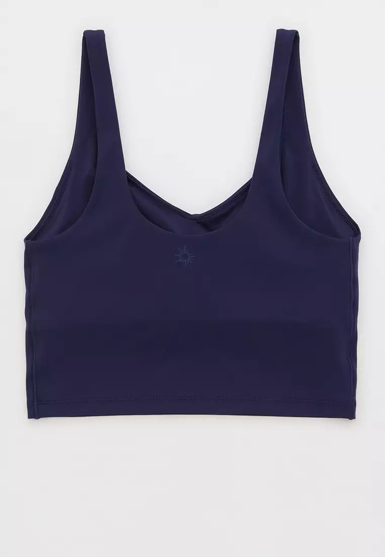 Real Me Low Key Longline Sports Tank Combo Bra