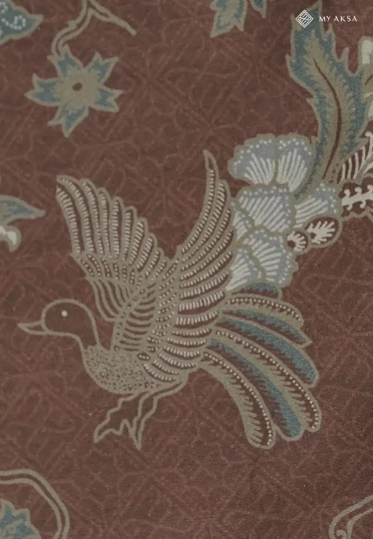 My Aksa Batik Premium Kain Katun Superfine Jarak Semu Brown
