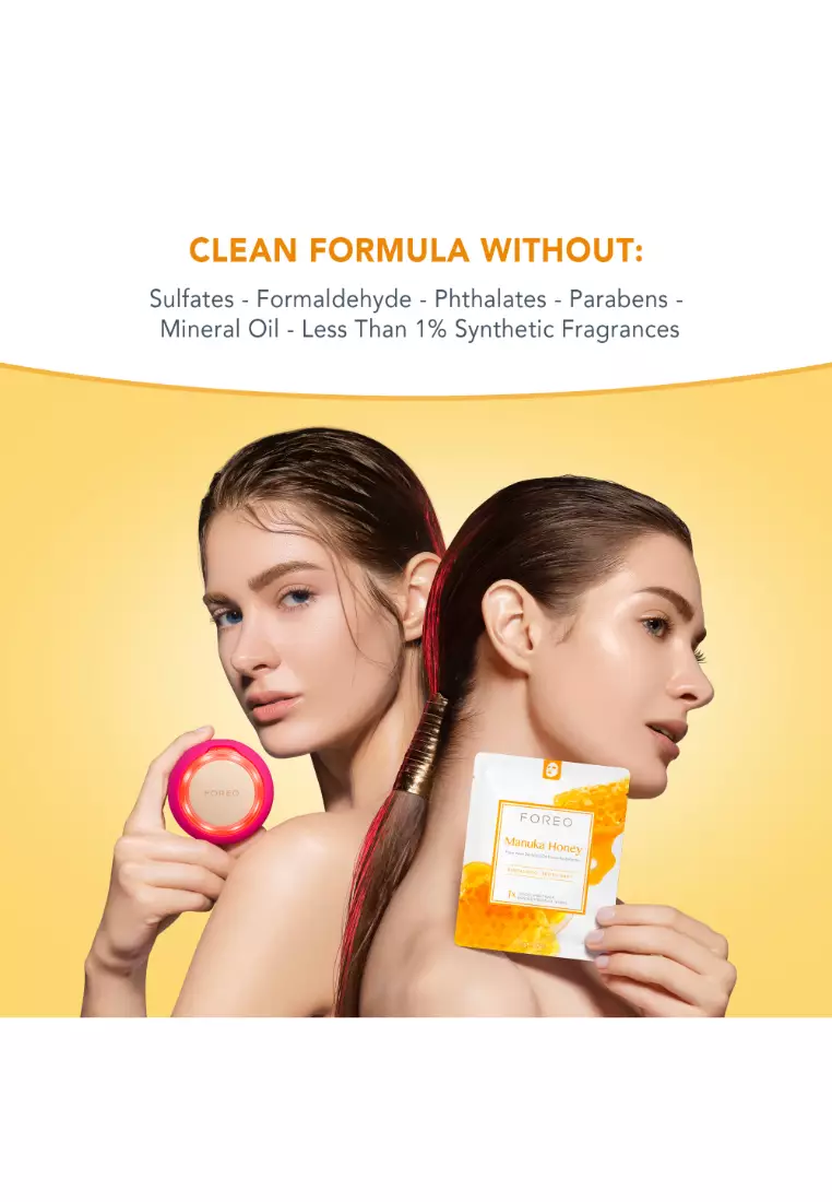 FOREO Sheet Mask Farm to Face Collection Facial Mask - Full Face Masks Packs | Beauty & Personal Care |For All Skin Types  | 3 pcs/pack | All Natural-Manuka Honey