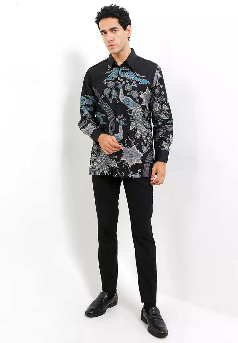 Kemeja Body Fit Batik Cendrawasih