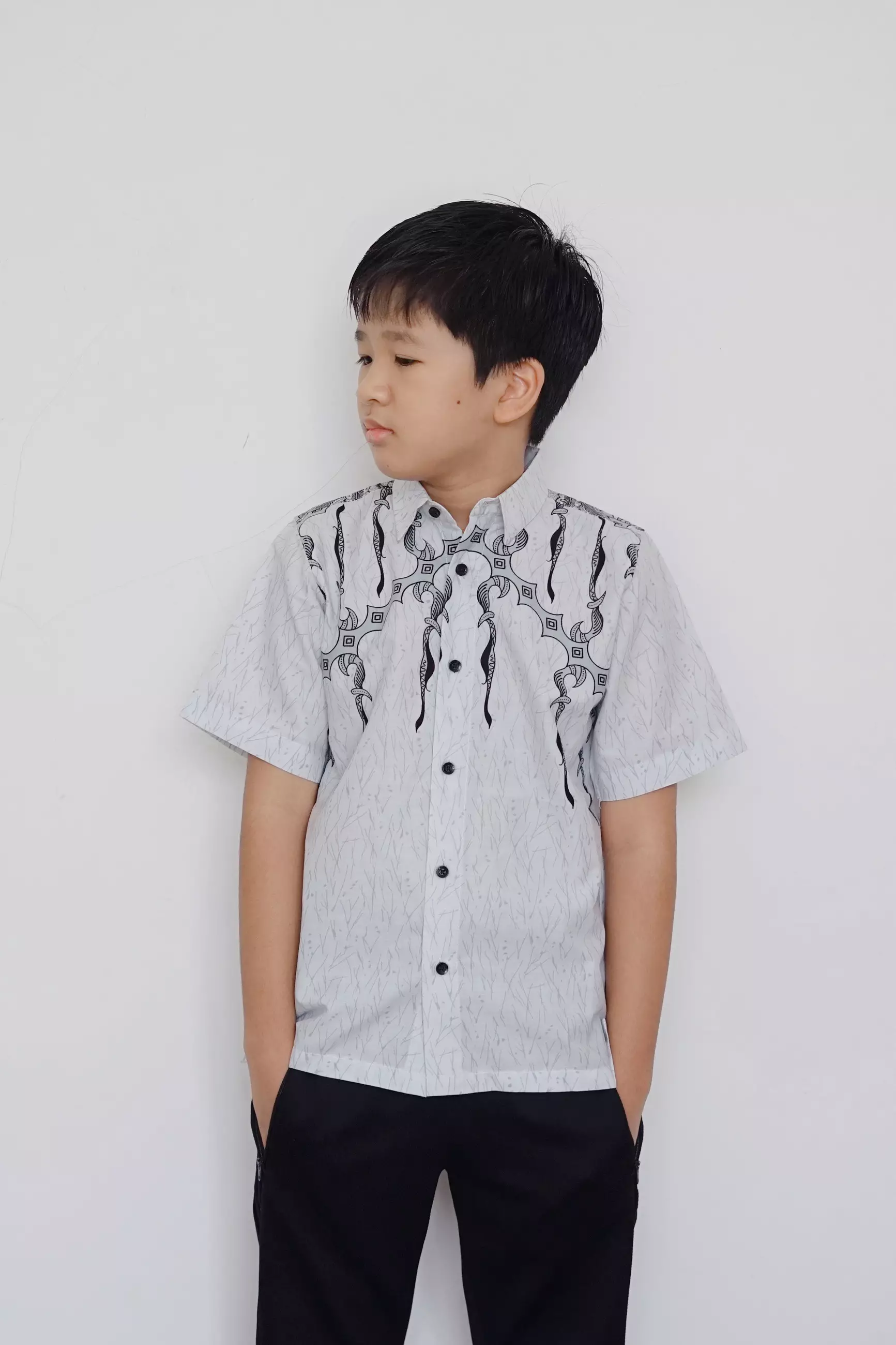 Kids Seva Kemeja Batik Anak Lengan Pendek (anak)