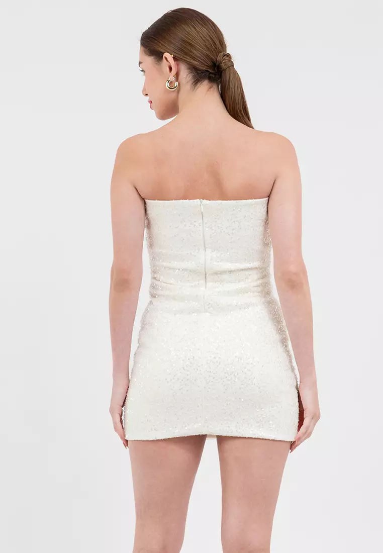 Valeria Beaded Mini Dress