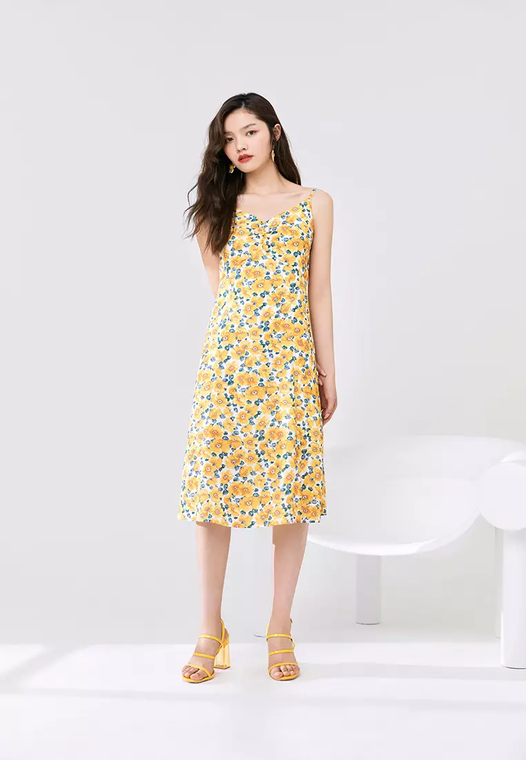 Floral Cami Midi Dress