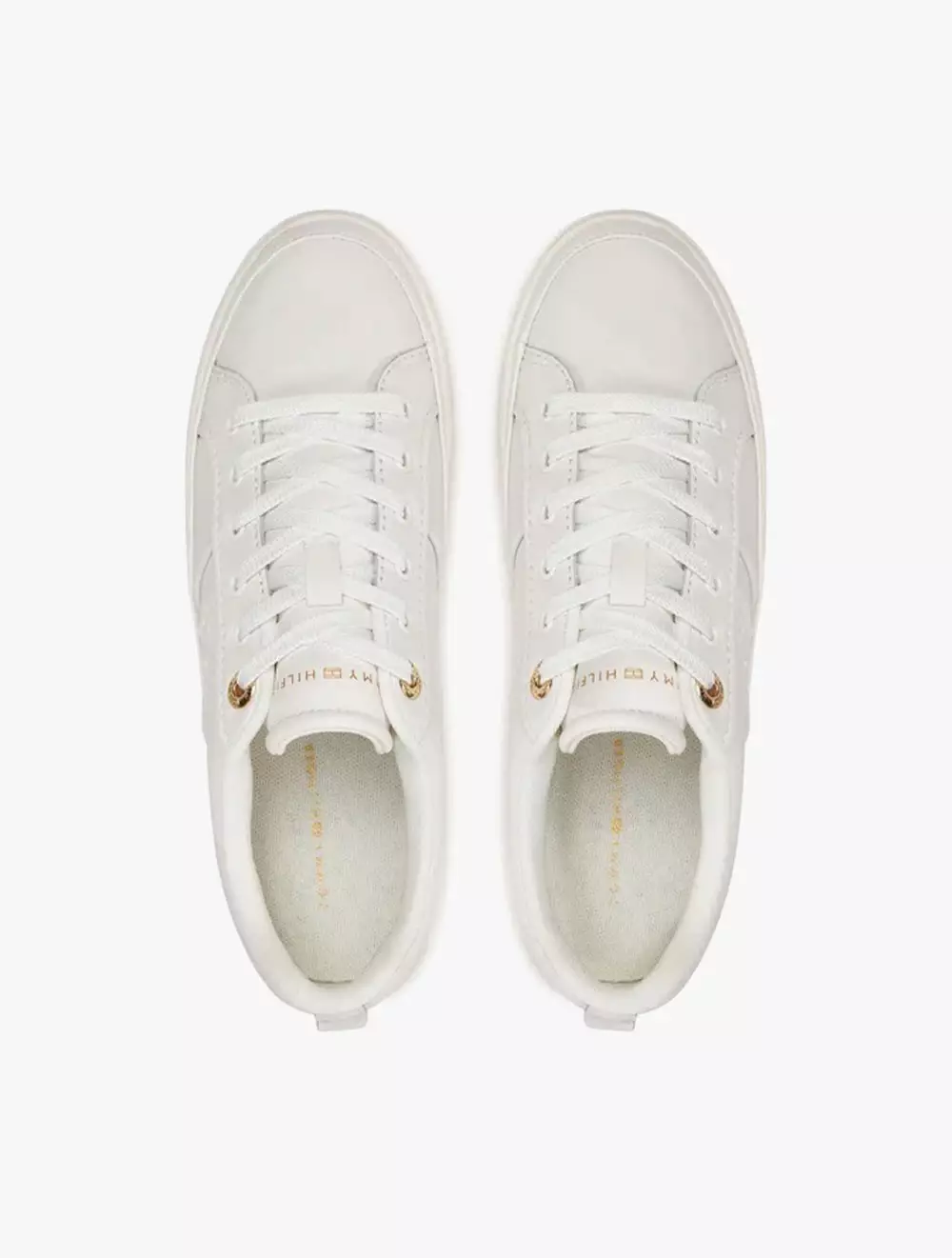 TOMMY HILFIGER - ESEENTIAL VULC SNEAKER MONOGRAM - Beige - Beige