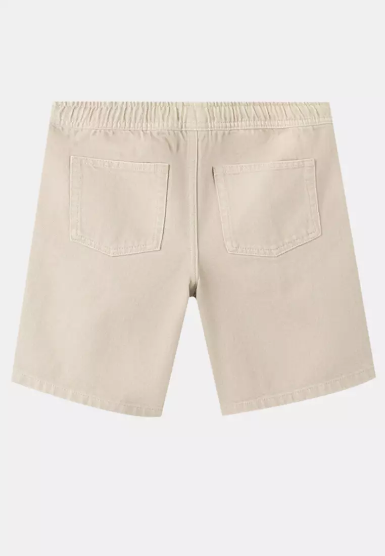 Straight Cotton Bermuda Shorts