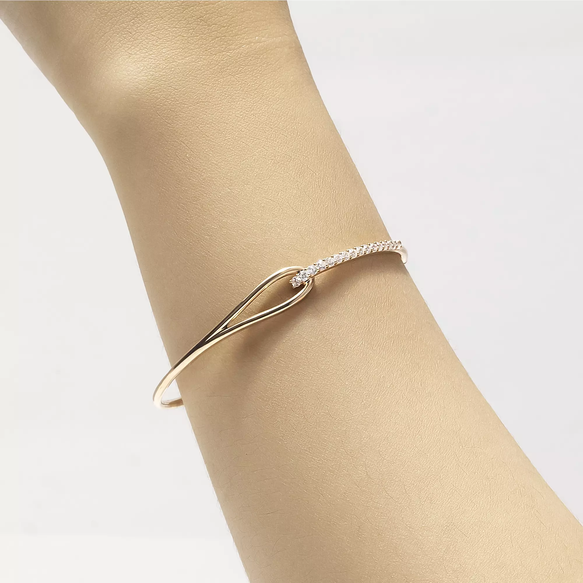 Gelang Emas 7k - Alta Gold Bangle - Luxxe 03 Collection - Juene Jewelry