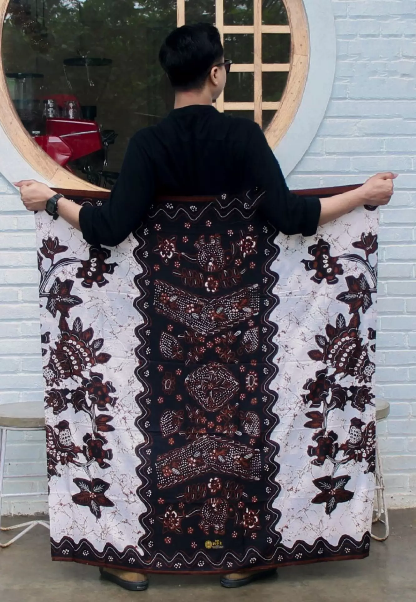 Sarung Batik Abinaya Putih Premium MR