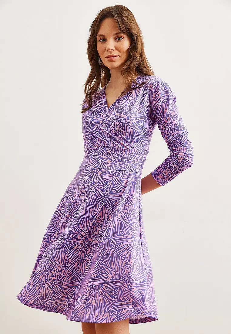 Double-Breasted Knitted Dress