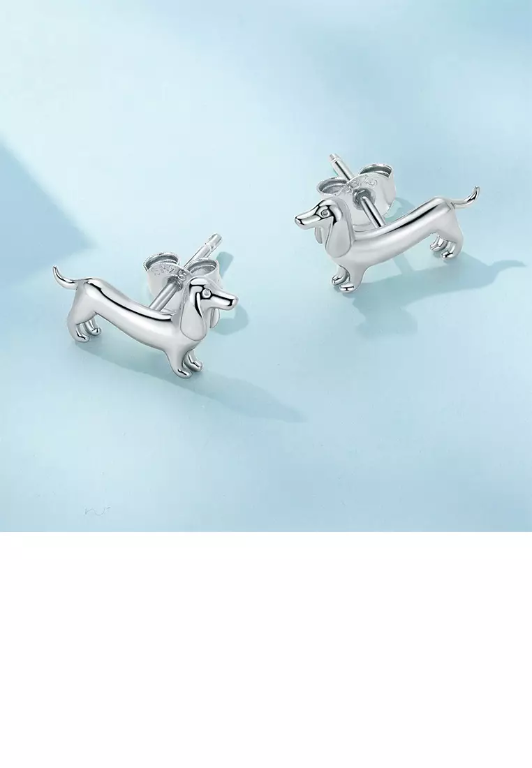 Dachshund on sale stud earrings