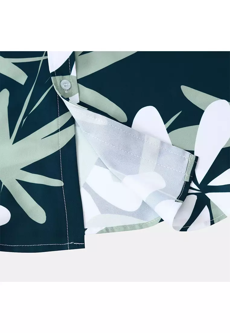 Hawaiian Print Short-Sleeved Shirt YL-C270