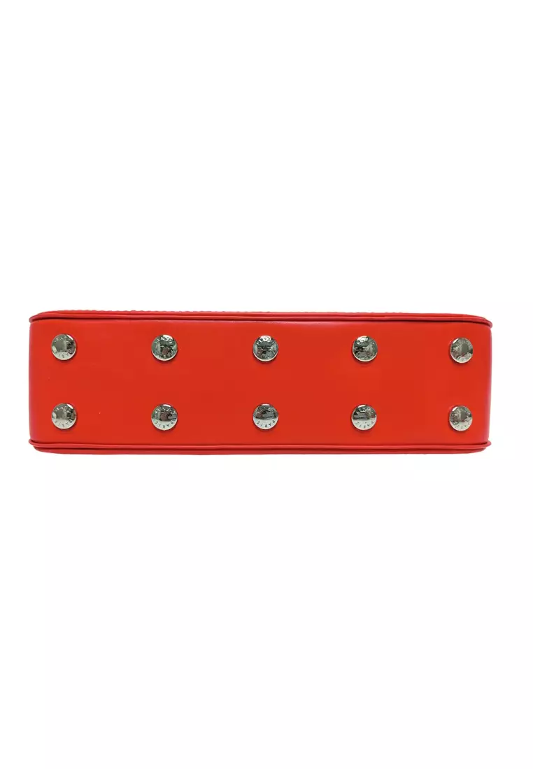 Pre-loved Kenzo Kyoto Shoulder Bag for Women in Medium Red - O4-F862SA990L23-21