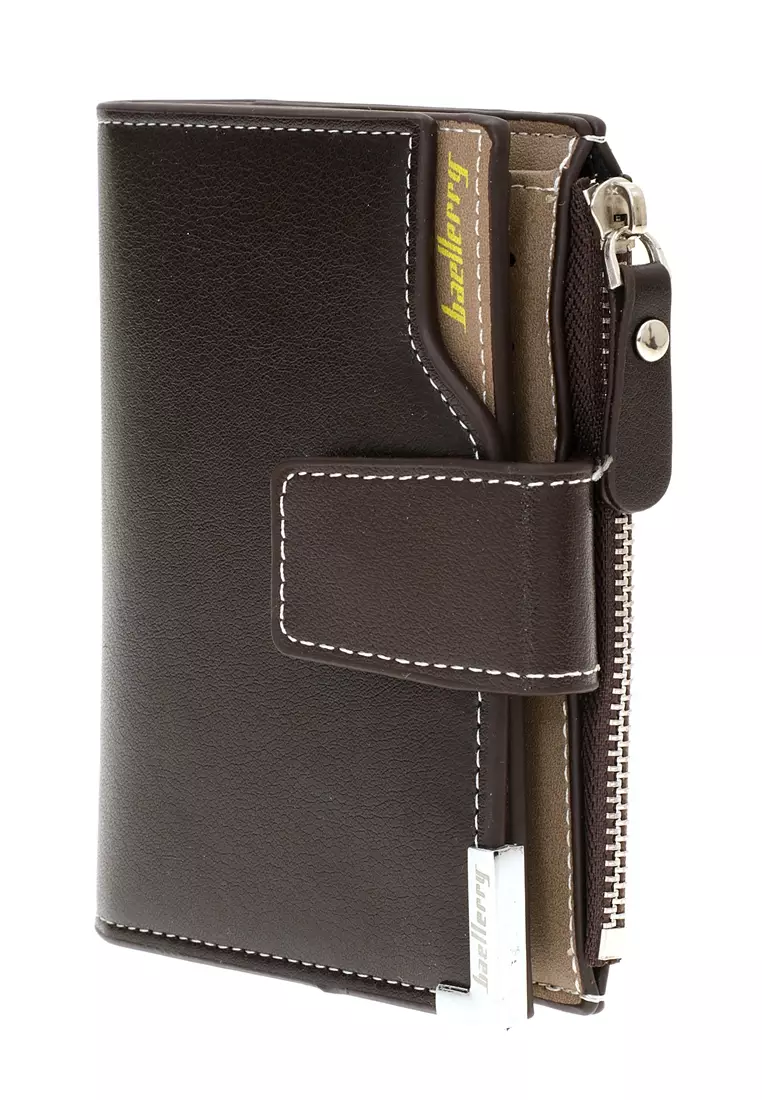 Dompet Pria Short Wallet Model Pendek Many Slot Material PU Leather ORIGINAL