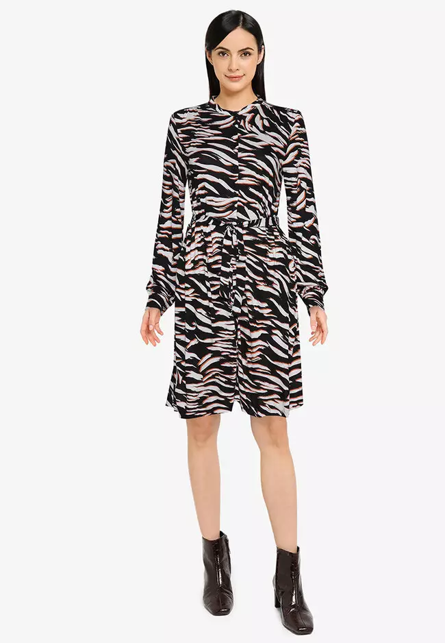 Thita Iger Meadow Jersey Belted Dress