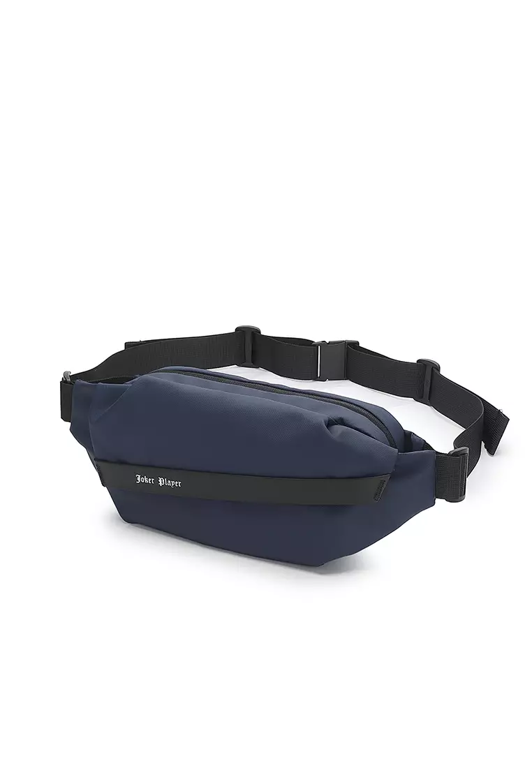 Men's Waist Bag / Belt Bag / Chest Bag (Tas Pinggang / Tas Dada Pria) - Biru