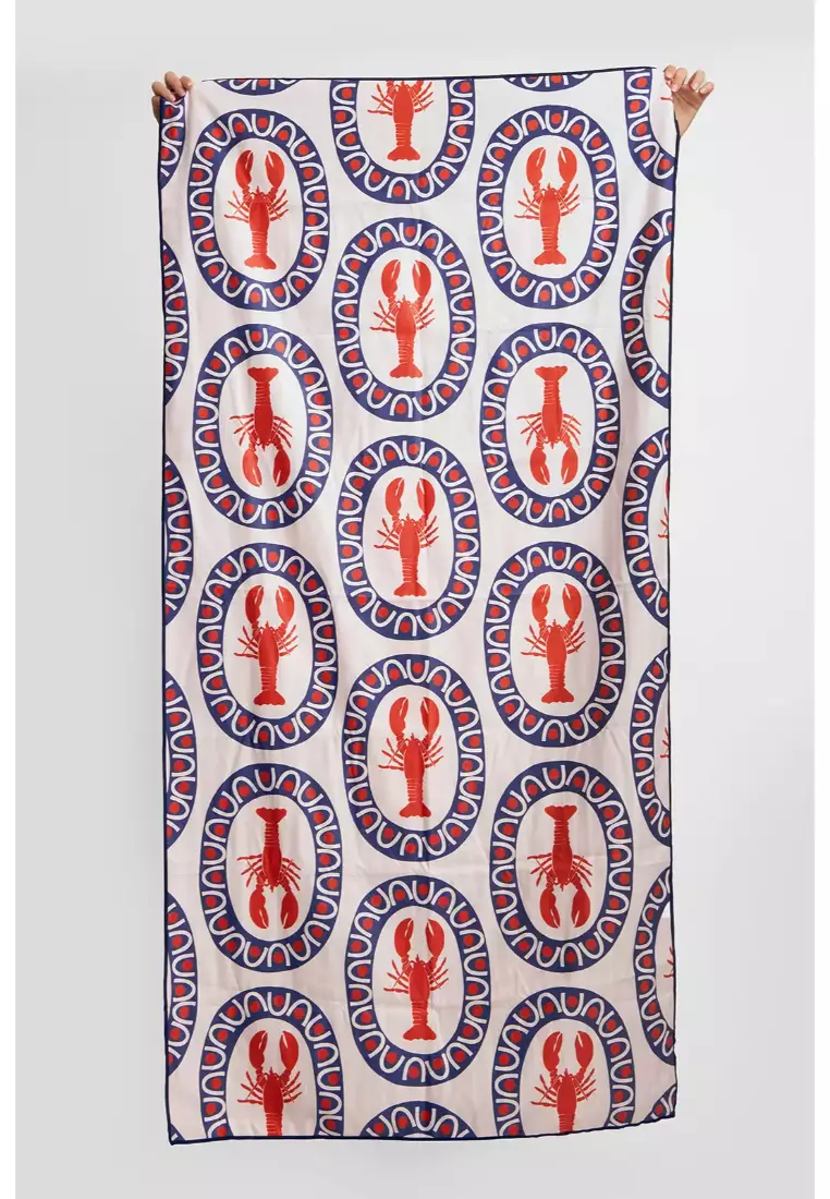 Reversible Packable Beach Towel / Lobsta