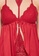 Clovia red Clovia Chic Basic Babydoll with Lace Harness in Red - Satin 9FCE6AA08C35EAGS_5