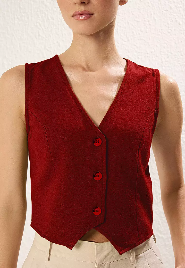 Cropped Vest
