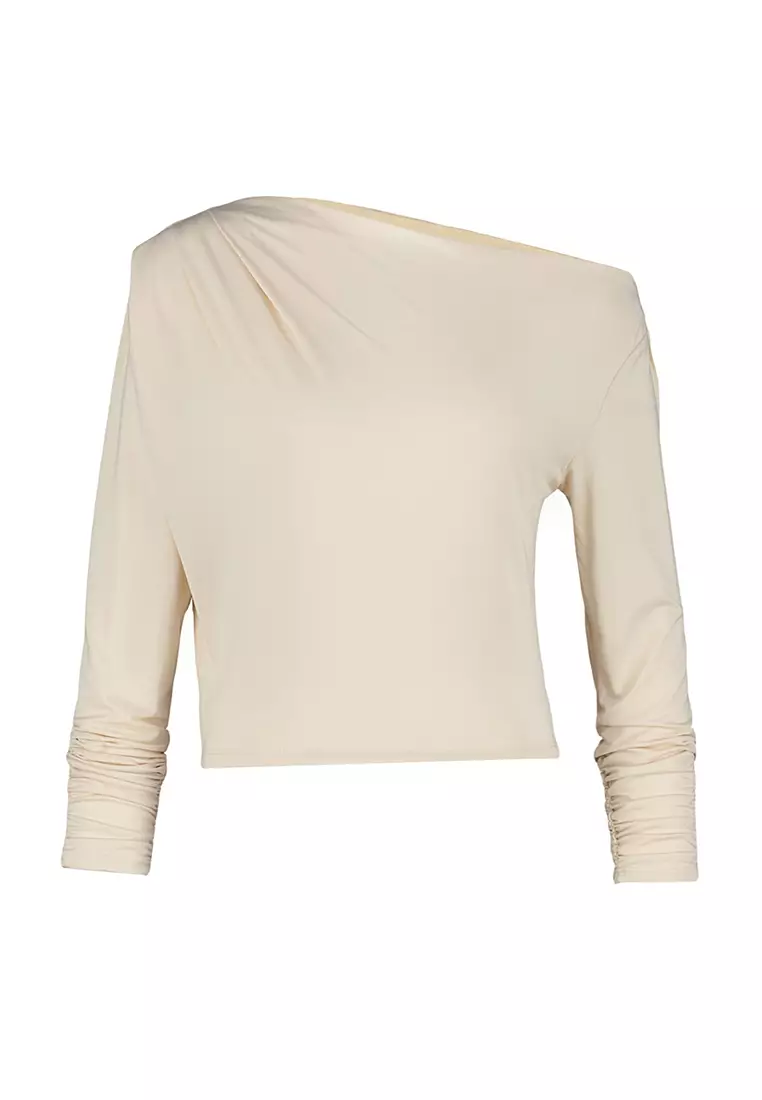 Asymmetrical Flowy Knitted Blouse