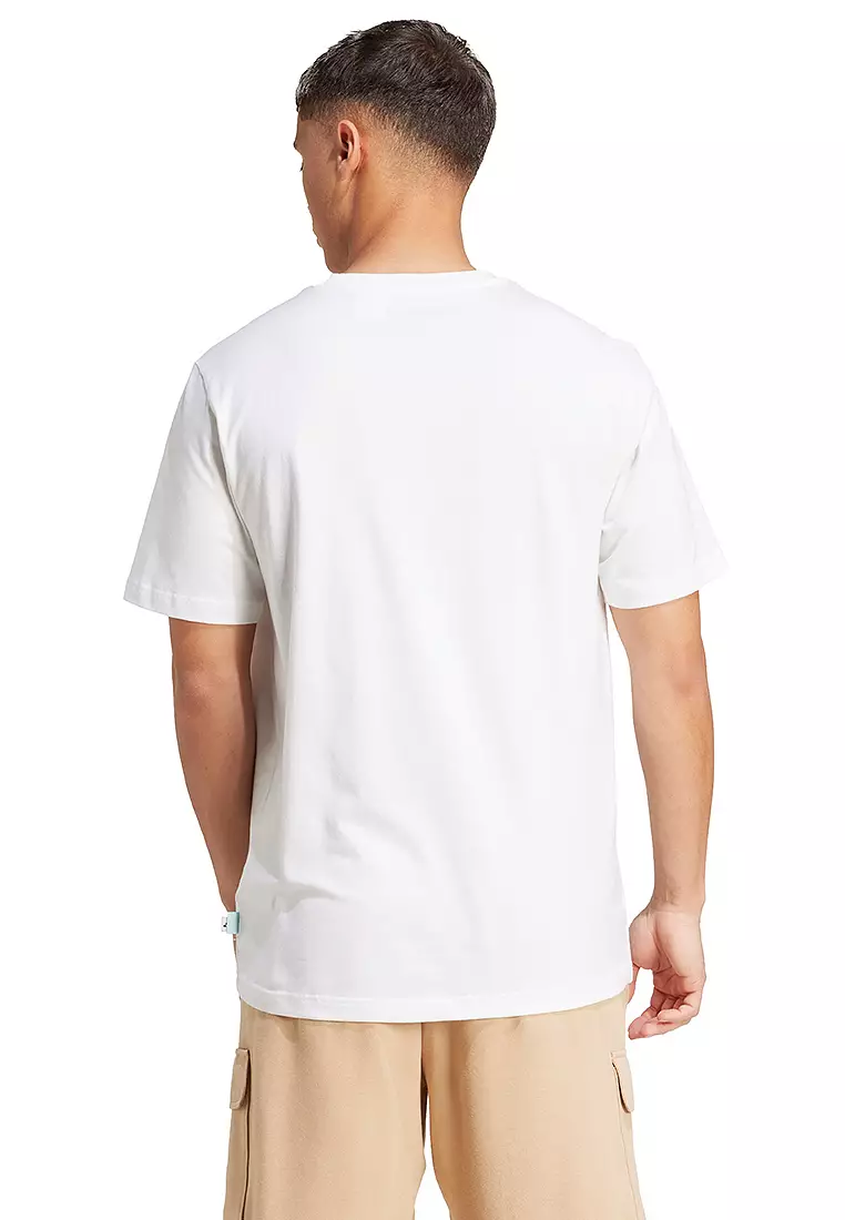 Dog Hoop Patch Graphic T-Shirt