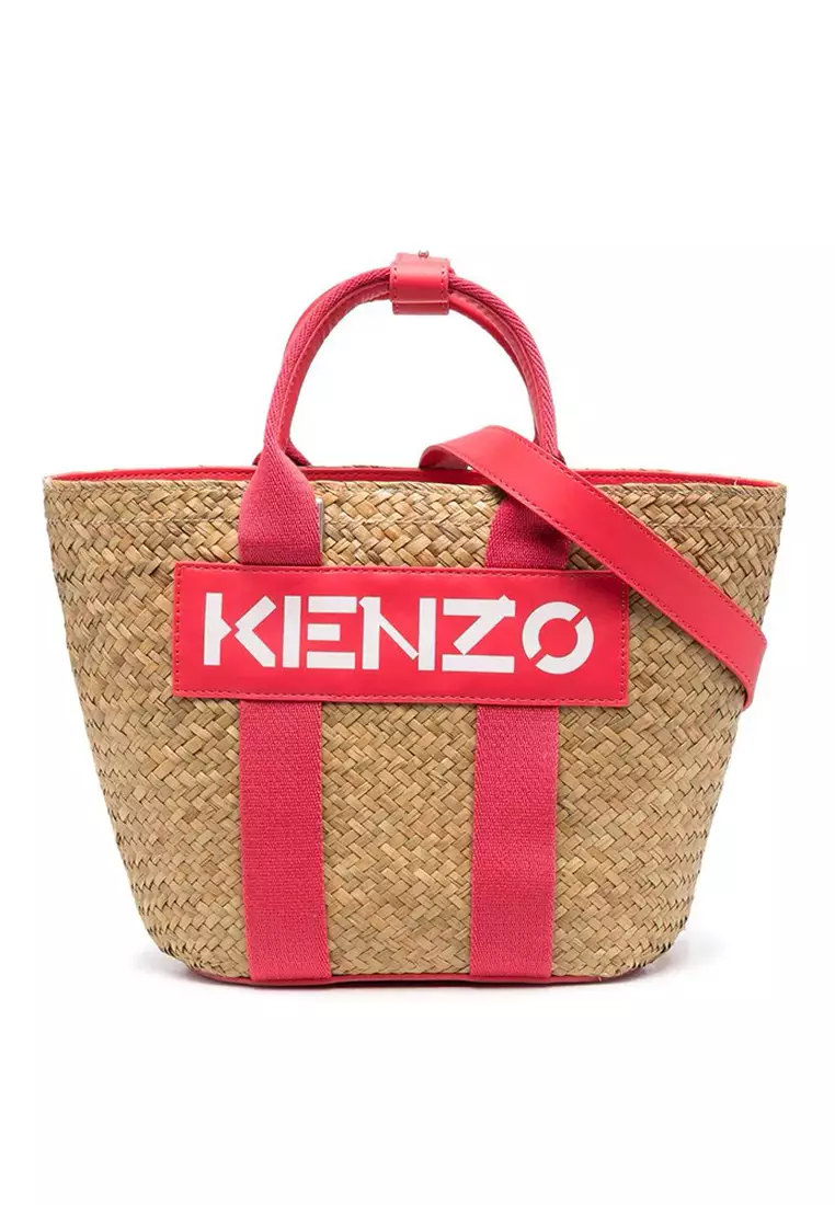 Jual Kenzo Kenzo Small Kenzo Logo Shoulder Bag for Women in Coral