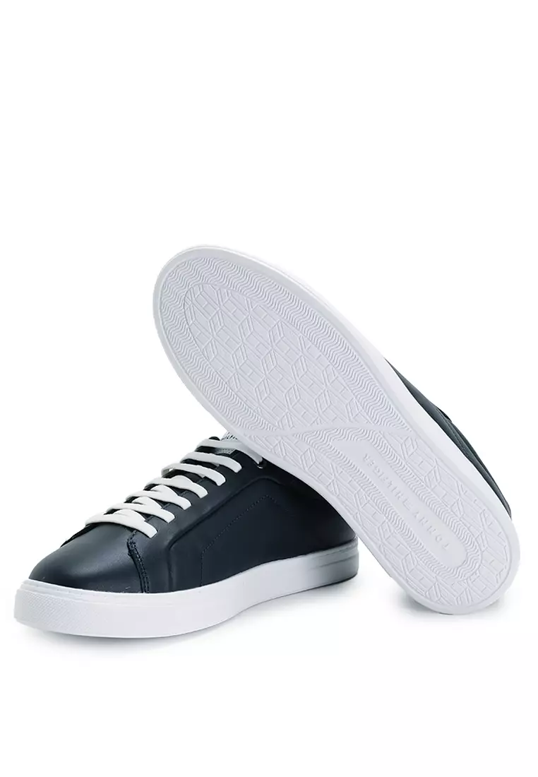 Icon Leather Court Trainers - TH Mainline