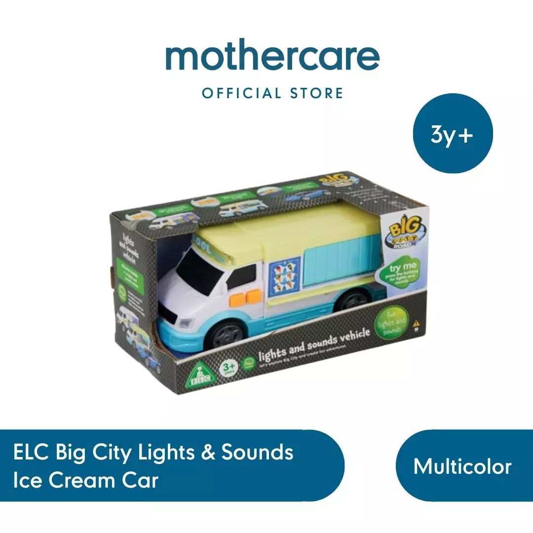 ELC Big City Lights & Sounds Vehicle - Mainan Mobil Mobilan Anak (Ice Cream Truck)