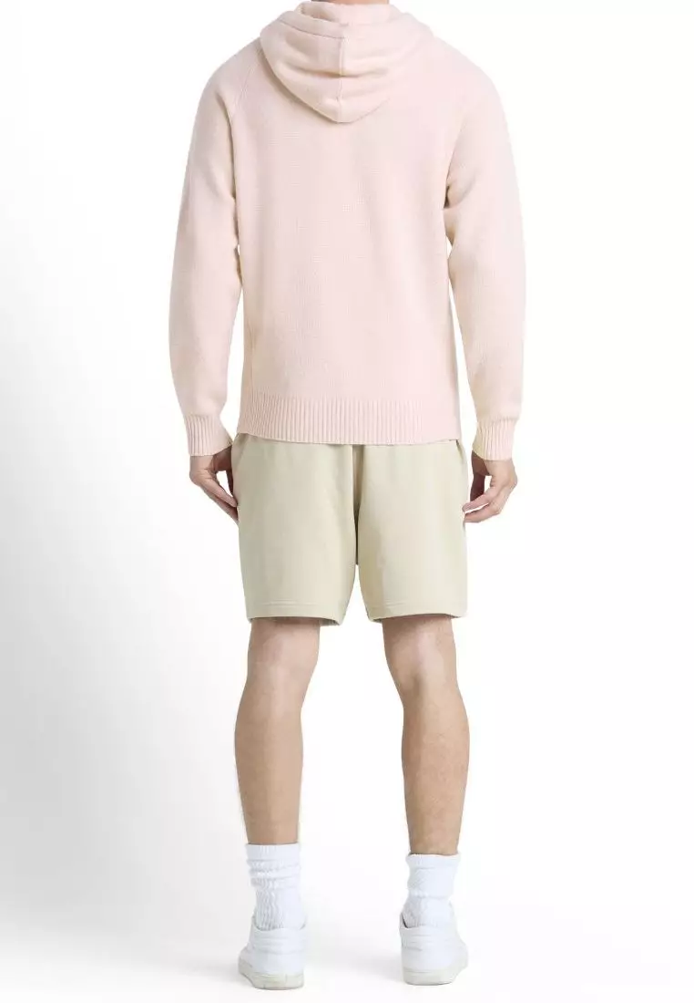 Cashmere hooded top hot sale