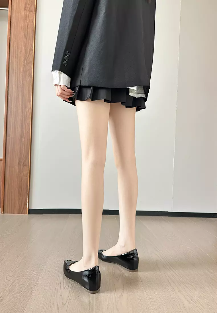 ‌4CM Hidden Heel Patent Leather Pumps WW8916-1