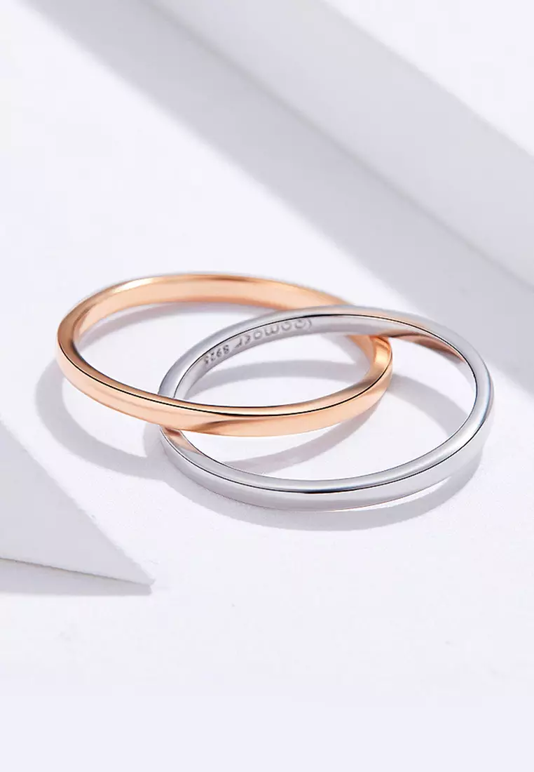 Forever Love Dual Tone Promise Ring