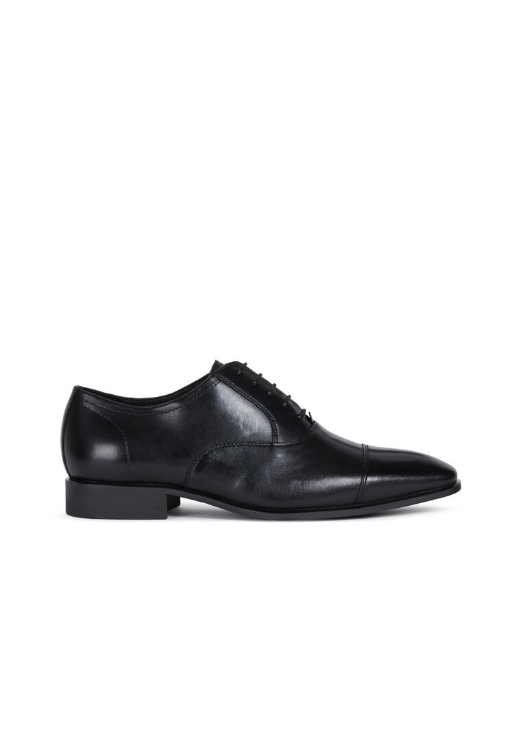 GEOX Men High Life Lace Up Formal Shoes - Black U0299C-00043-C9999F2