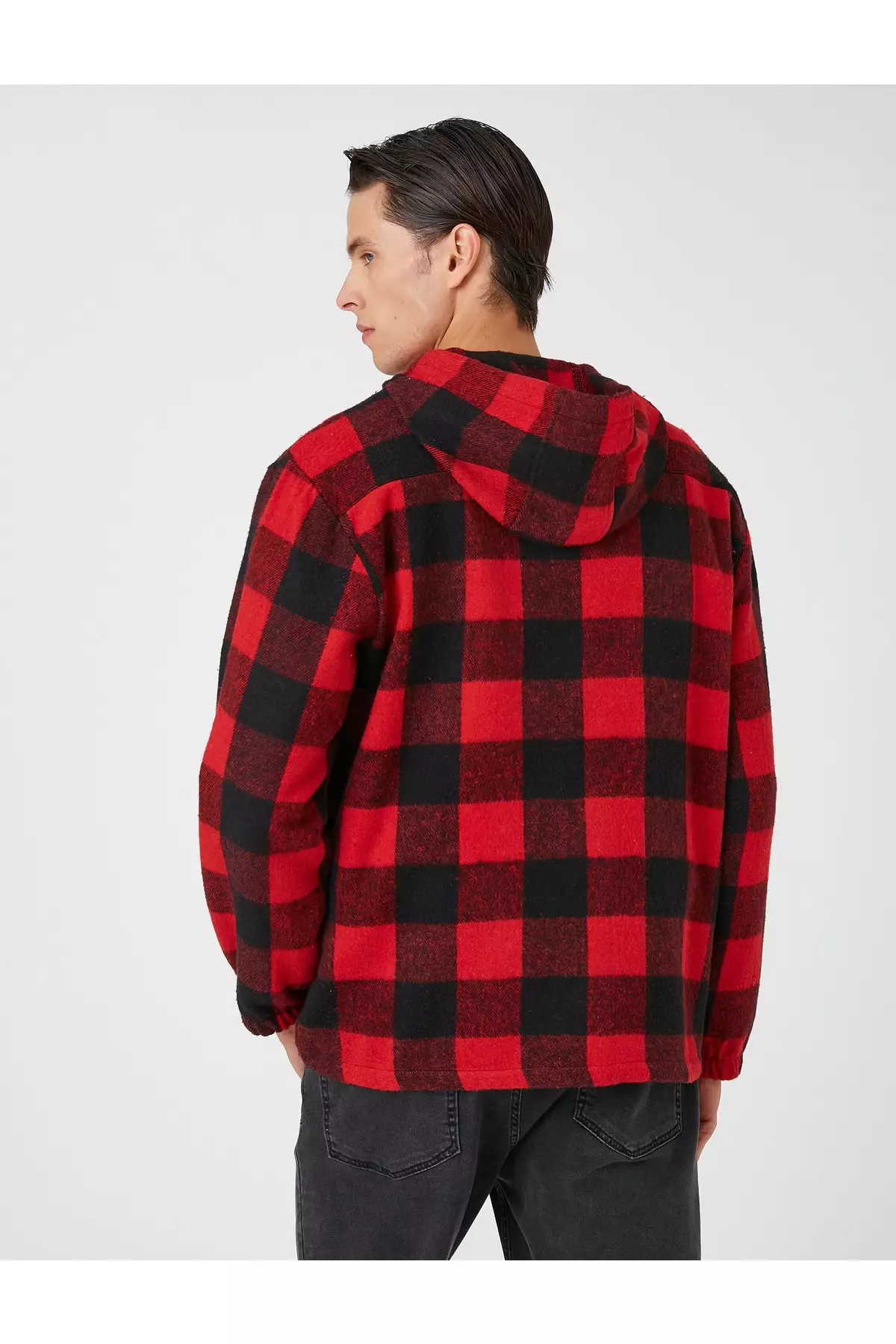 Plaid hotsell hooded sweatshirt