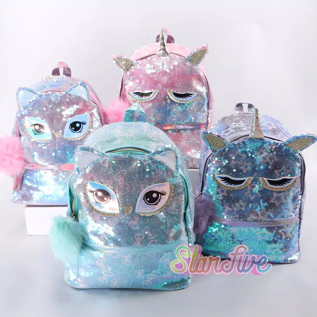 TAS SEKOLAH RANSEL LARGE STARFIVE - PURPLE UNICORN