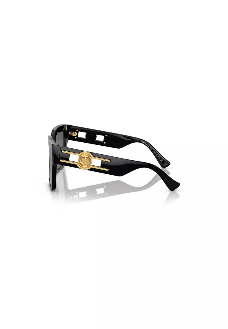 Women Butterfly Frame Black Sunglasses, UV Protection - VE4458F