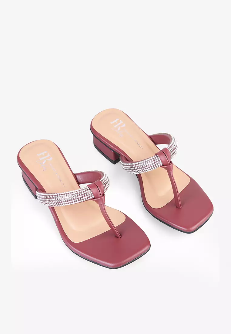 Sandal Heels Jepit Wanita L.Jamila 01 - Fransisca Renaldy