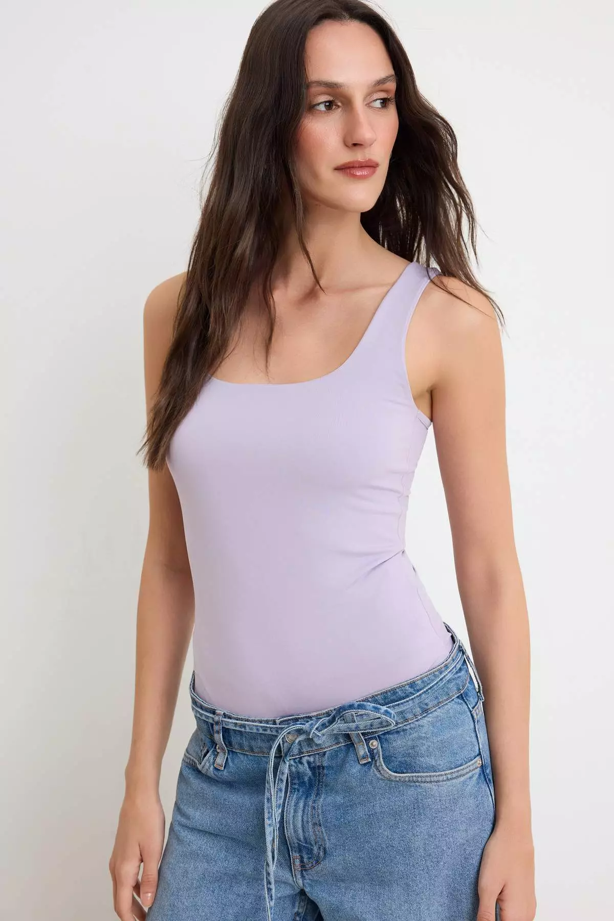 Lilac Knitted Bodysuit Twoss24Bd26