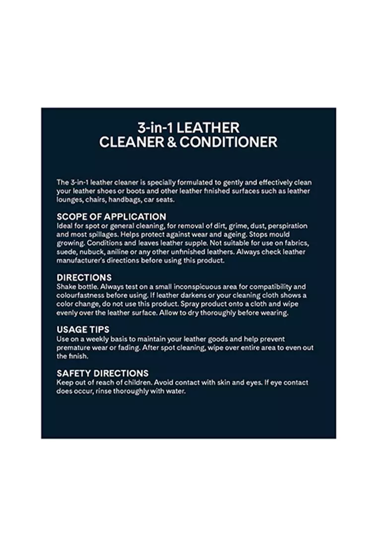 3 in 1 Leather Cleaner 150 ml