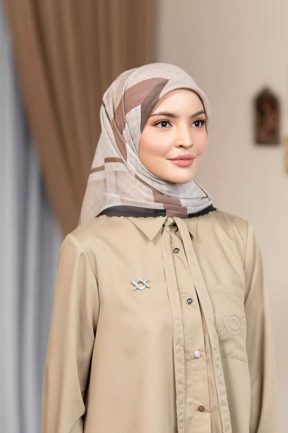 Klamby - Tiani Scarf Warm Teak