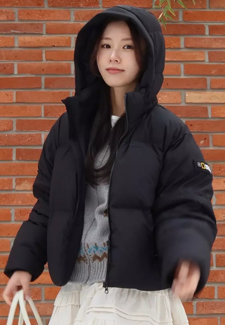 Women’s CAYMAN Detachable Hood Cropped Down Jacket