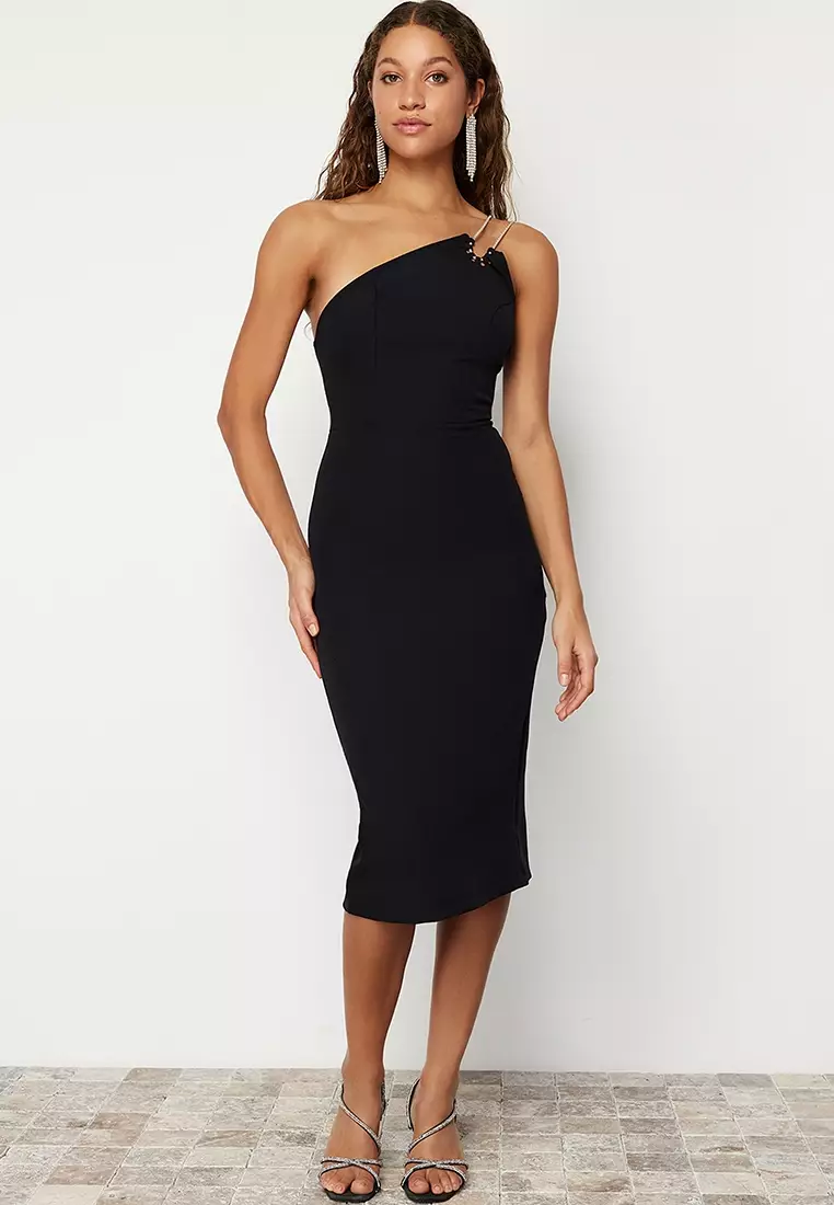 Trendyol Embellished Strap Dress 2024, Buy Trendyol Online