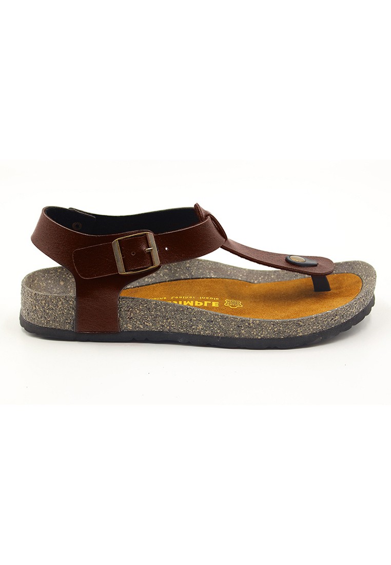 Oxford - Red Leather Sandals & Flip Flops & Slipper