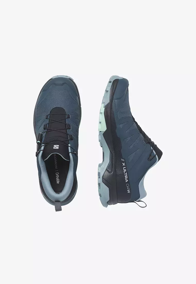 X Ultra 4 Gore-tex Women Outdoor Shoes in Stargazer / Carbon / Stone Blue