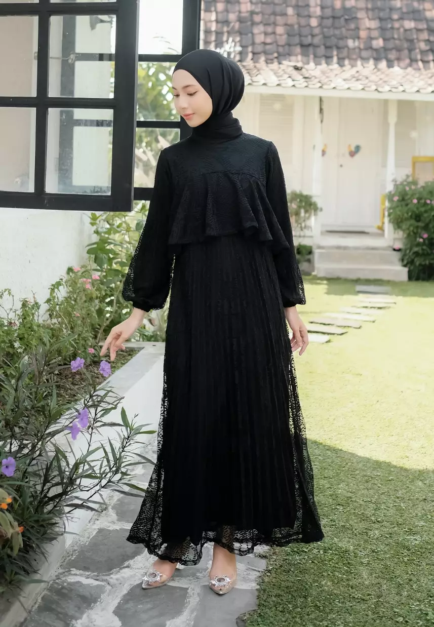 Mileva Dress - Jet Black