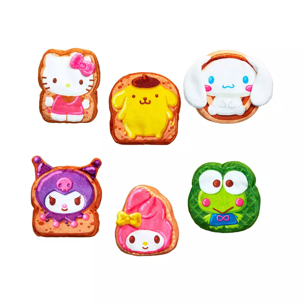 COOKEEZ MAKERY BONEKA PLUSH HELLO KITTY & FRIENDS TOASTY TREATZ RANDOM