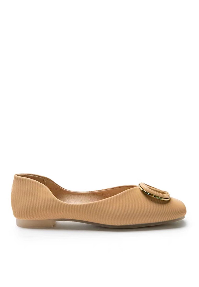 VANSA Fashion Buckle Flat Shoes VSW-F555-41
