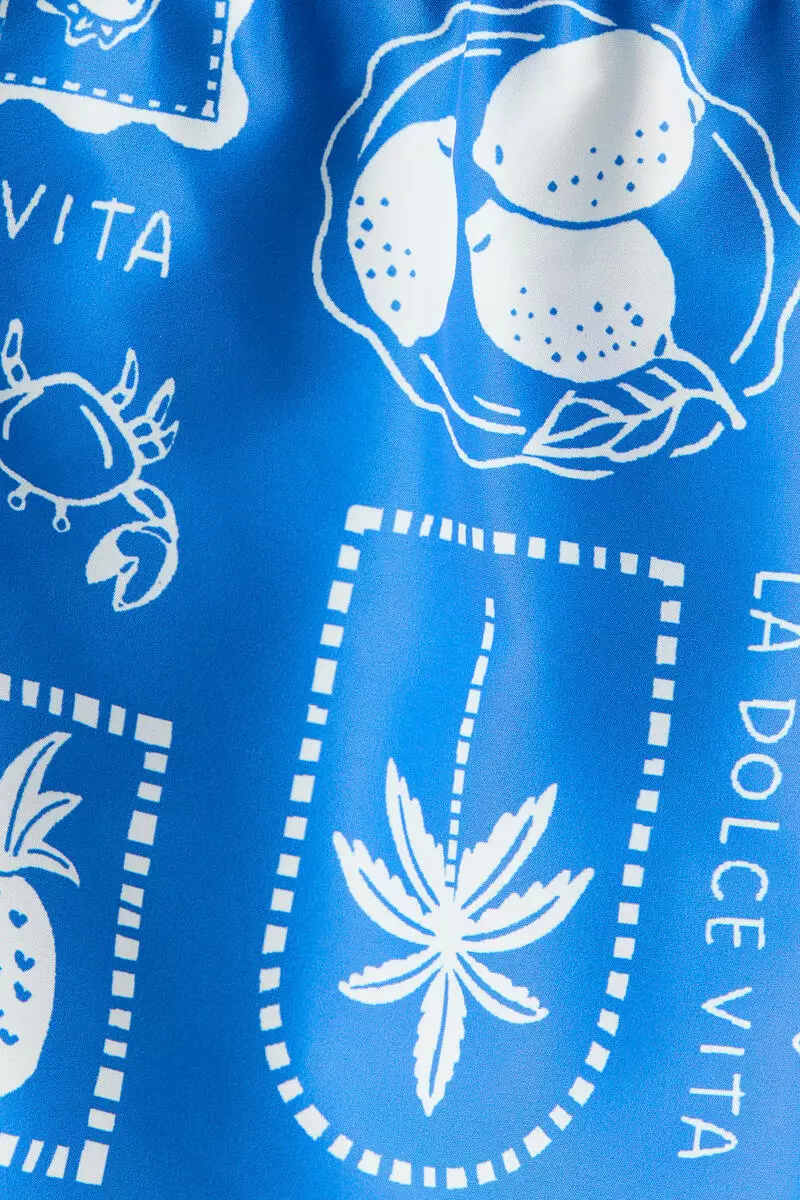 Printed swim shorts