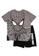FOX Kids & Baby black Black Spiderman T-Shirt and Shorts Set 601A9KA7B3937FGS_1